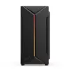 Case PC KRUX Astro Cube nero — chassis Cube, supporta Micro ATX/Mini-ITX, 1 alloggiamento 3,5 inch + 2 da 2,5 inch, finestra laterale, alimentatore max 28 cm, altezza massima dissipatore 136 mm