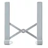 StarTech.com supporto pieghevole per laptop, supporto portatile ergonomico regolabile in altezza, struttura in alluminio ventilata supporta 10 kg, inclinabile/rialzato/angolato per laptop/tablet, design pieghevole