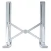 StarTech.com supporto pieghevole per laptop, supporto portatile ergonomico regolabile in altezza, struttura in alluminio ventilata supporta 10 kg, inclinabile/rialzato/angolato per laptop/tablet, design pieghevole