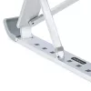 StarTech.com supporto pieghevole per laptop, supporto portatile ergonomico regolabile in altezza, struttura in alluminio ventilata supporta 10 kg, inclinabile/rialzato/angolato per laptop/tablet, design pieghevole