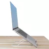 StarTech.com supporto pieghevole per laptop, supporto portatile ergonomico regolabile in altezza, struttura in alluminio ventilata supporta 10 kg, inclinabile/rialzato/angolato per laptop/tablet, design pieghevole