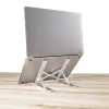 StarTech.com supporto pieghevole per laptop, supporto portatile ergonomico regolabile in altezza, struttura in alluminio ventilata supporta 10 kg, inclinabile/rialzato/angolato per laptop/tablet, design pieghevole