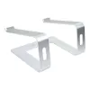 StarTech.com supporto per laptop da scrivania, supporta 5 kg/11 lb, alluminio, argento, rialzo ergonomico per laptop, supporto portatile per laptop, supporto per computer per MacBook Air/Pro, Dell XPS, Lenovo