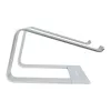 StarTech.com supporto per laptop da scrivania, supporta 5 kg/11 lb, alluminio, argento, rialzo ergonomico per laptop, supporto portatile per laptop, supporto per computer per MacBook Air/Pro, Dell XPS, Lenovo