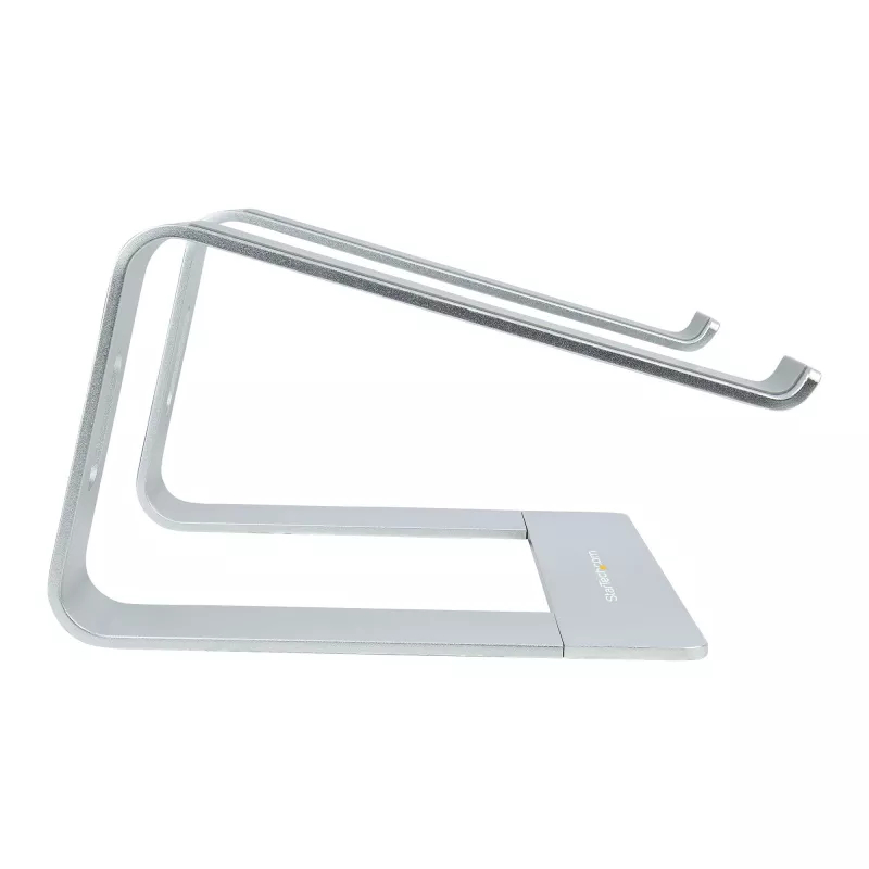StarTech.com supporto per laptop da scrivania, supporta 5 kg/11 lb, alluminio, argento, rialzo ergonomico per laptop, supporto portatile per laptop, supporto per computer per MacBook Air/Pro, Dell XPS, Lenovo