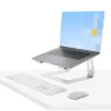 StarTech.com supporto per laptop da scrivania, supporta 5 kg/11 lb, alluminio, argento, rialzo ergonomico per laptop, supporto portatile per laptop, supporto per computer per MacBook Air/Pro, Dell XPS, Lenovo