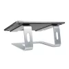 StarTech.com supporto per laptop da scrivania, supporta 5 kg/11 lb, alluminio, argento, rialzo ergonomico per laptop, supporto portatile per laptop, supporto per computer per MacBook Air/Pro, Dell XPS, Lenovo
