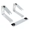 StarTech.com supporto per laptop da scrivania, supporta 5 kg/11 lb, alluminio, argento, rialzo ergonomico per laptop, supporto portatile per laptop, supporto per computer per MacBook Air/Pro, Dell XPS, Lenovo
