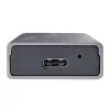 StarTech.com case USB-C 10 Gbit/s per M.2 NVMe o M.2 SATA SSD – case esterno in alluminio senza attrezzi per M.2 PCIe/SATA NGFF SSD – cavo host USB Type-C e Type-A – supporta 2230/2242/2260/2280