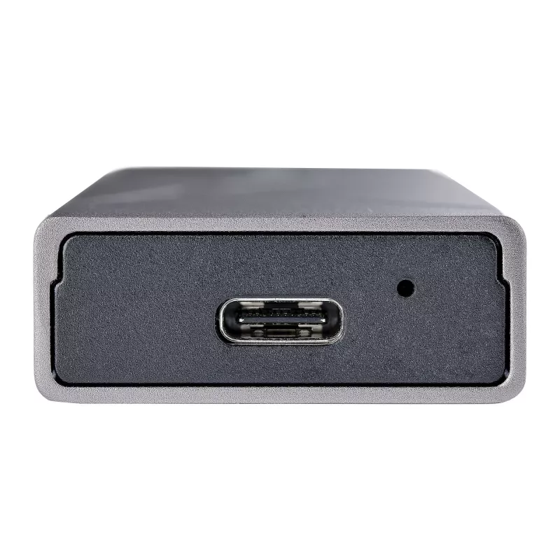 StarTech.com case USB-C 10 Gbit/s per M.2 NVMe o M.2 SATA SSD – case esterno in alluminio senza attrezzi per M.2 PCIe/SATA NGFF SSD – cavo host USB Type-C e Type-A – supporta 2230/2242/2260/2280