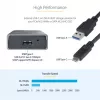 StarTech.com case USB-C 10 Gbit/s per M.2 NVMe o M.2 SATA SSD – case esterno in alluminio senza attrezzi per M.2 PCIe/SATA NGFF SSD – cavo host USB Type-C e Type-A – supporta 2230/2242/2260/2280