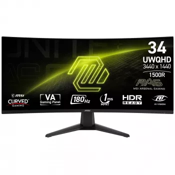 MSI MAG 346CQ Monitor per computer 86,4 cm (34