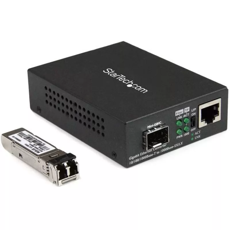 StarTech.com Convertitore di media in fibra Gigabit Ethernet - Compatto - 850nm MM LC - 550m