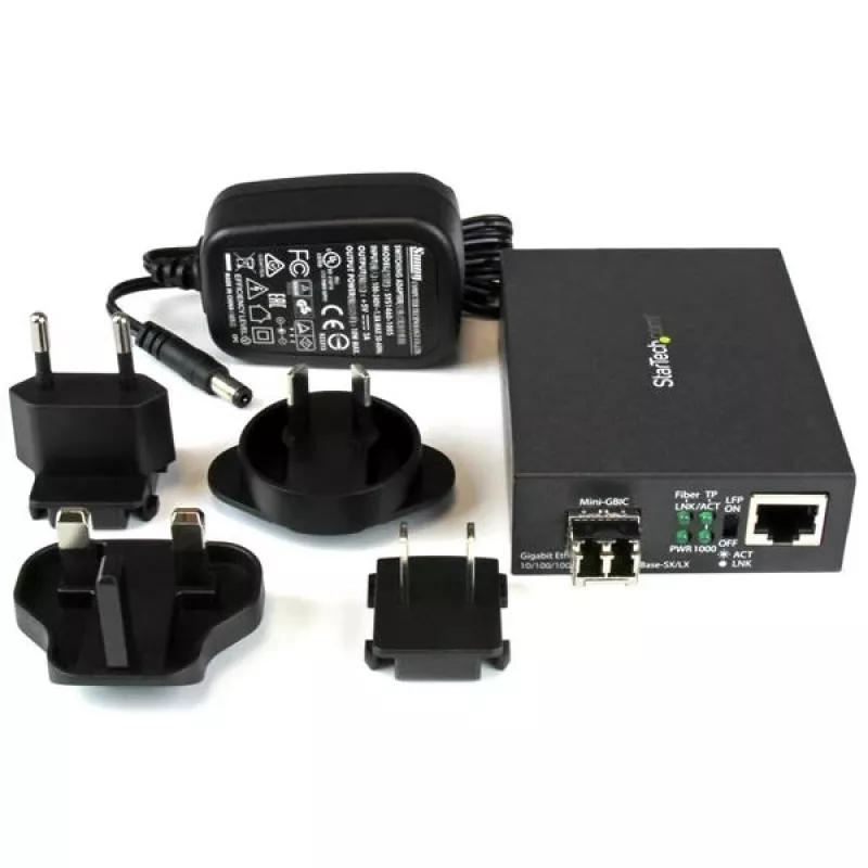 StarTech.com Convertitore di media in fibra Gigabit Ethernet - Compatto - 850nm MM LC - 550m