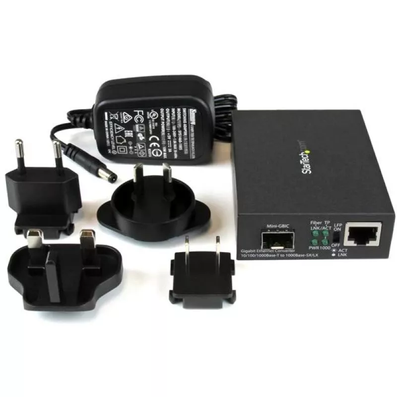 StarTech.com Convertitore di media in fibra Gigabit Ethernet con slot SFP aperto