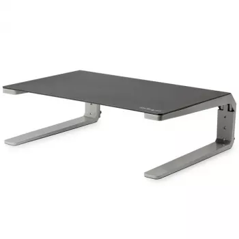 StarTech.com Supporto rialzato per monitor – acciaio e alluminio – regolabile in altezza