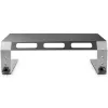 StarTech.com Supporto rialzato per monitor – acciaio e alluminio – regolabile in altezza