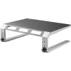 StarTech.com Supporto rialzato per monitor – acciaio e alluminio – regolabile in altezza
