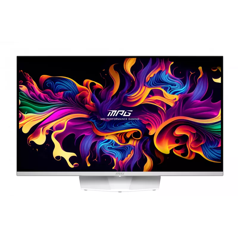 MSI MPG 321URXW QD-OLED Monitor per computer 80 cm (31,5 inch) 3840 x 2160 Pixel 4K Ultra HD bianco