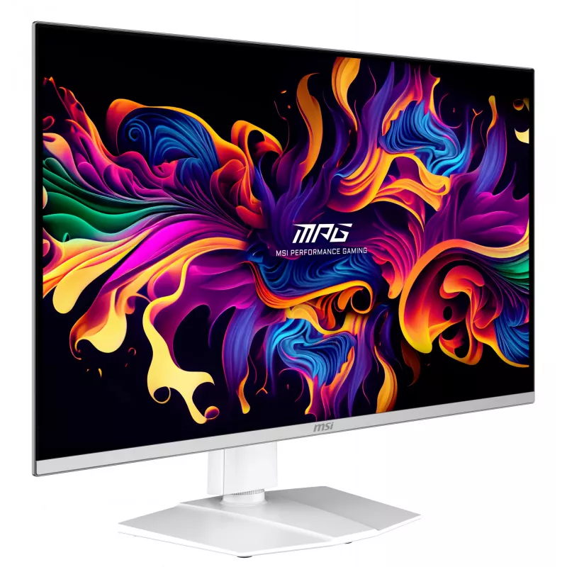 MSI MPG 321URXW QD-OLED Monitor per computer 80 cm (31,5 inch) 3840 x 2160 Pixel 4K Ultra HD bianco
