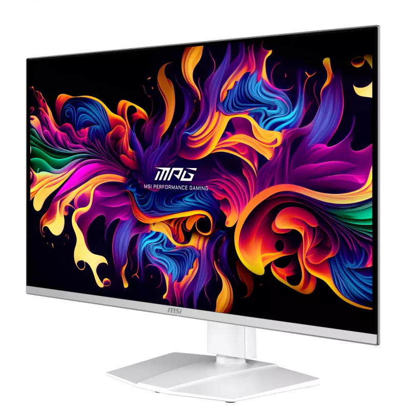 MSI MPG 321URXW QD-OLED Monitor per computer 80 cm (31,5 inch) 3840 x 2160 Pixel 4K Ultra HD bianco