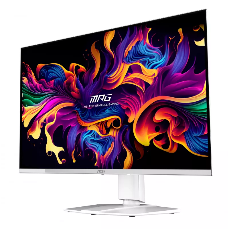 MSI MPG 321URXW QD-OLED Monitor per computer 80 cm (31,5 inch) 3840 x 2160 Pixel 4K Ultra HD bianco