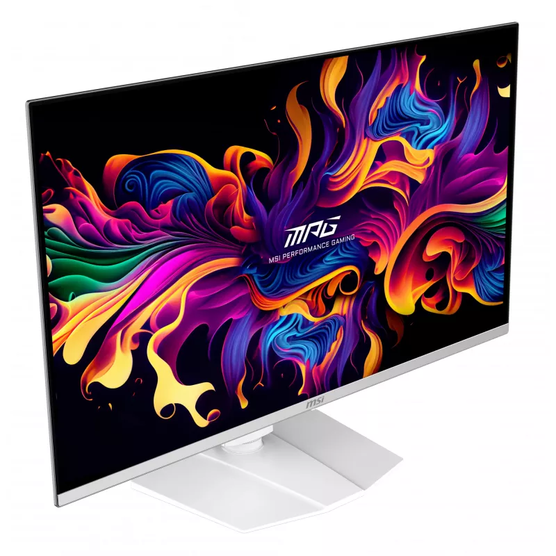 MSI MPG 321URXW QD-OLED Monitor per computer 80 cm (31,5 inch) 3840 x 2160 Pixel 4K Ultra HD bianco