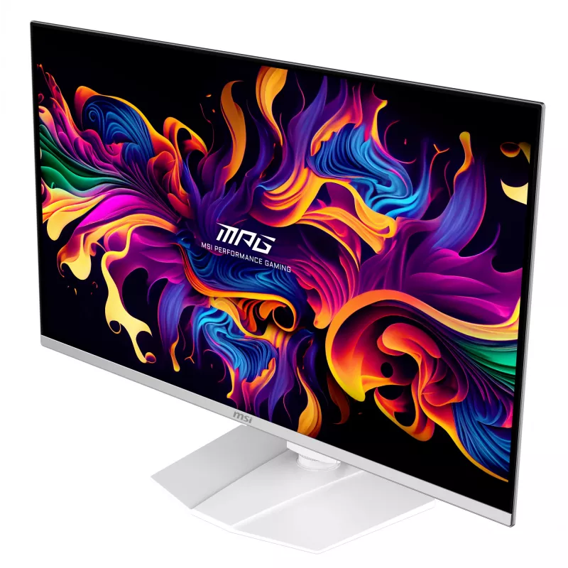 MSI MPG 321URXW QD-OLED Monitor per computer 80 cm (31,5 inch) 3840 x 2160 Pixel 4K Ultra HD bianco