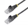 StarTech.com cavo CAT6 da 1 m – sottile – connettori RJ45 snagless – nero
