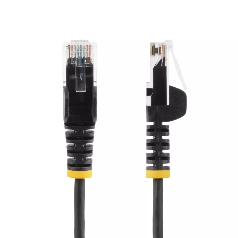 StarTech.com cavo CAT6 da 2 m – sottile – connettori RJ45 snagless – nero