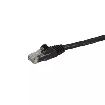 StarTech.com cavo Ethernet CAT6 da 10 m – nero cavo Gigabit Ethernet CAT 6 – 250 MHz 100 W PoE RJ45 UTP cavo di rete/patch, snagless con scarico di trazione, testato singolarmente