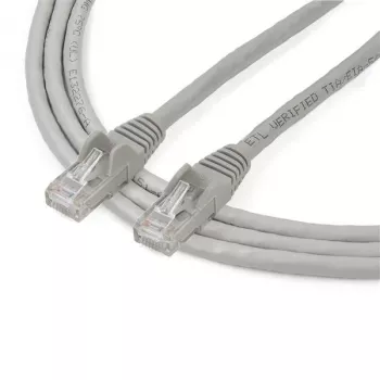 StarTech.com cavo Ethernet CAT6 da 2 m – grigio, cavo Gigabit Ethernet CAT 6 – 250 MHz, 100 W PoE, RJ45, UTP, cavo di rete/patch, snagless con scarico di trazione, testato singolarmente