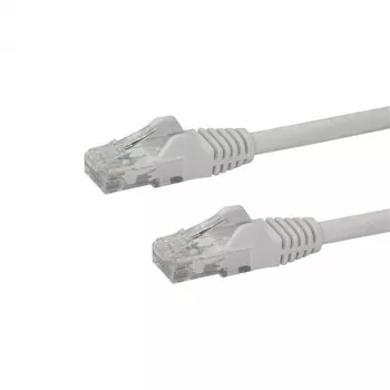 StarTech.com cavo Ethernet CAT6 da 2 m - bianco cavo Gigabit Ethernet CAT 6 -250MHz 100W PoE RJ45 UTP cavo di rete/patch snagless con scarico di trazione testato singolarmente