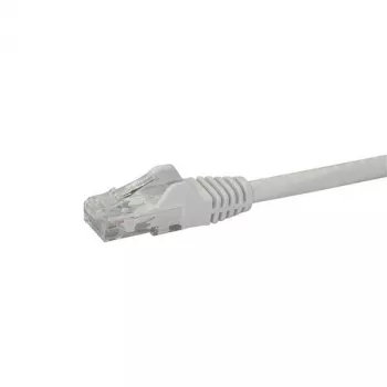 StarTech.com cavo Ethernet CAT6 da 2 m - bianco cavo Gigabit Ethernet CAT 6 -250MHz 100W PoE RJ45 UTP cavo di rete/patch snagless con scarico di trazione testato singolarmente