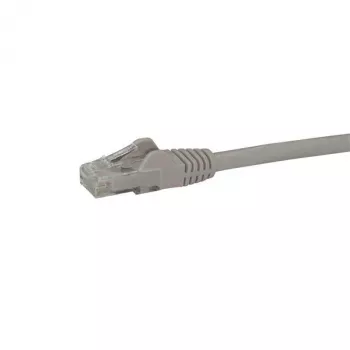 StarTech.com cavo Ethernet CAT6 da 3 m – grigio cavo Gigabit Ethernet CAT 6 – 250MHz 100W PoE RJ45 UTP cavo di rete/patch, snagless con scarico di trazione, testato singolarmente