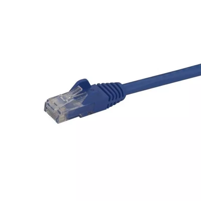 StarTech.com cavo Ethernet CAT6 da 50 cm - blu cavo Gigabit Ethernet CAT 6 -250MHz 100W PoE RJ45 UTP cavo di rete/patch con protezione antitorsione e scarico di trazione testato singolarmente