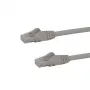 StarTech.com cavo Ethernet CAT6 da 5 m – grigio cavo Gigabit Ethernet CAT 6 – 250MHz 100W PoE RJ45 UTP cavo di rete/patch con Snagless-Boot e scarico di trazione, testato singolarmente
