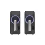 GENESIS Helium 100 BT RGB set di altoparlanti 10 W PC/Laptop nero, argento 2.0 canali Bluetooth