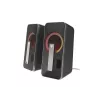 GENESIS Helium 100 BT RGB set di altoparlanti 10 W PC/Laptop nero, argento 2.0 canali Bluetooth