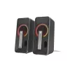 GENESIS Helium 100 BT RGB set di altoparlanti 10 W PC/Laptop nero, argento 2.0 canali Bluetooth