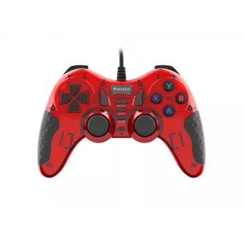 GENESIS MANGAN 200 rosso USB 2.0 gamepad analogico / digitale PC