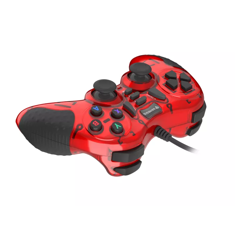 GENESIS MANGAN 200 rosso USB 2.0 gamepad analogico / digitale PC