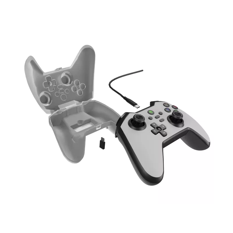 GENESIS Mangan 300 bianco USB gamepad analogico / digitale Android, Nintendo Switch, PC
