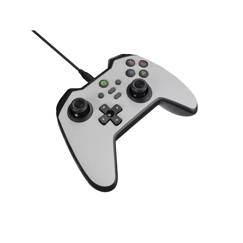 GENESIS Mangan 300 bianco USB gamepad analogico / digitale Android, Nintendo Switch, PC