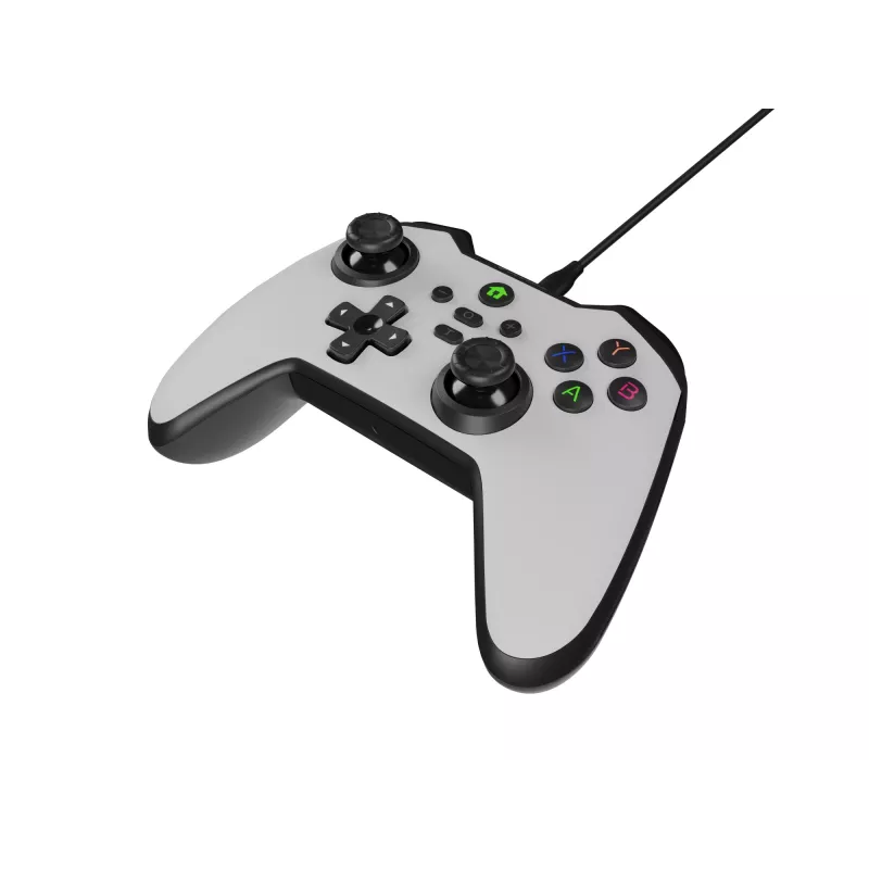 GENESIS Mangan 300 bianco USB gamepad analogico / digitale Android, Nintendo Switch, PC