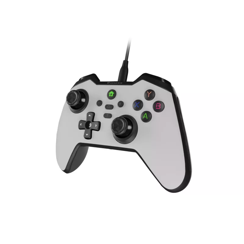 GENESIS Mangan 300 bianco USB gamepad analogico / digitale Android, Nintendo Switch, PC