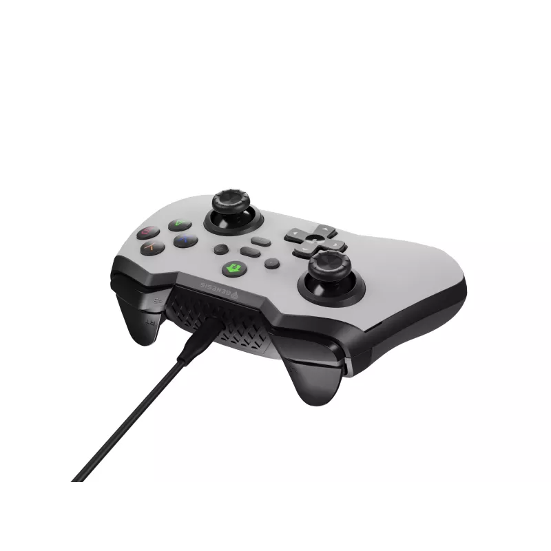 GENESIS Mangan 300 bianco USB gamepad analogico / digitale Android, Nintendo Switch, PC