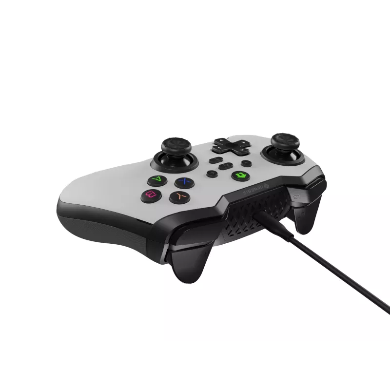 GENESIS Mangan 300 bianco USB gamepad analogico / digitale Android, Nintendo Switch, PC