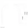 Neomounts NS-SB100 Supporto per soundbar Sonos – max. 15 kg – montaggio a schermo