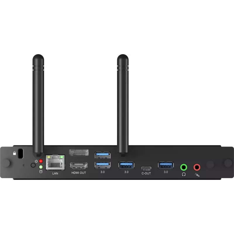 iiyama OPC51204BC-1 PC/Workstation Intel® Core™ i5 i5-12450H 8 GB DDR4-SDRAM 256 GB SSD Windows 11 IoT Enterprise Mini-PC nero